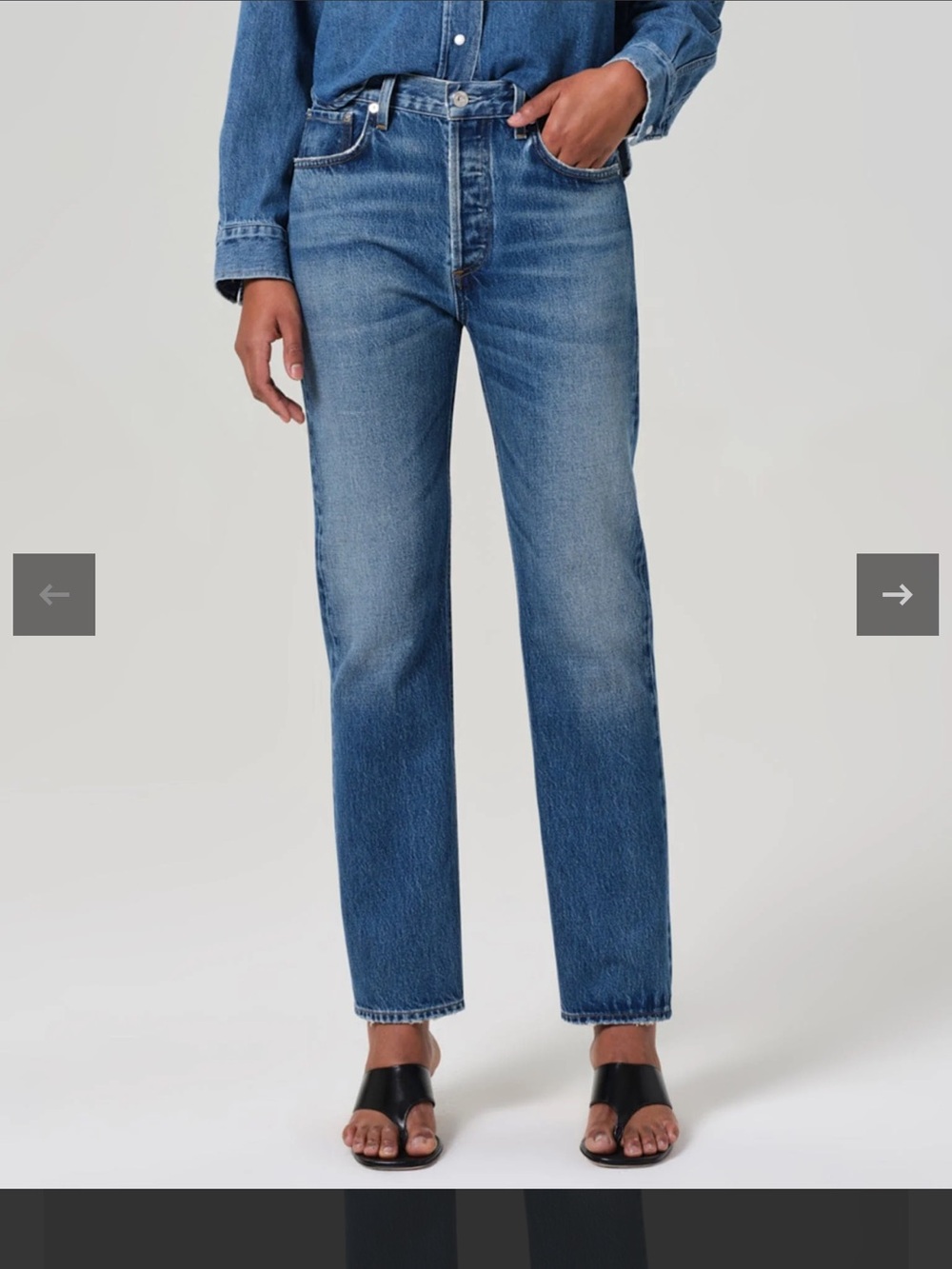 EUC CITIZENS OF HUMANITY Blaine Straight Leg In Chaya Denim Jeans size 8 29 Pant